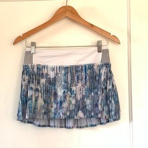 Blue Pattern Lululemon Skort
